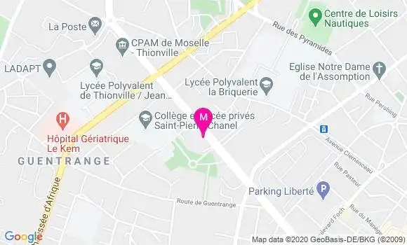 Localisation Dr Bassel Adamo