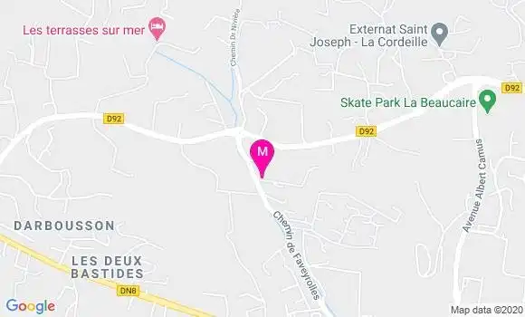 Localisation Dr Fabienne Richard