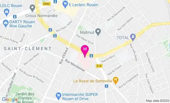 Localisation Dr Antoine Martin