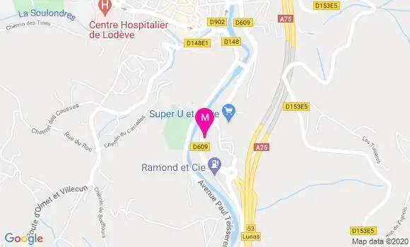 Localisation Dr Stephanie Michau