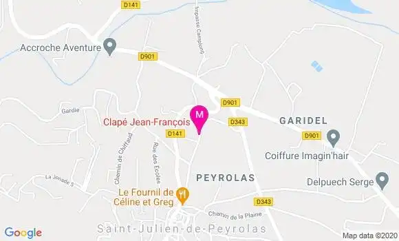 Localisation Dr David Juge