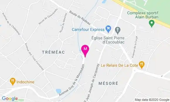 Localisation Dr Celine Castanier Noret
