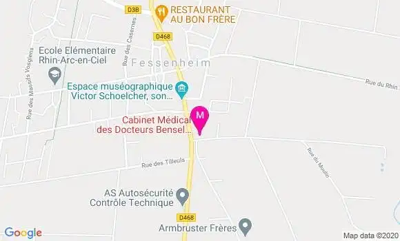 Localisation Dr Camille Desfours