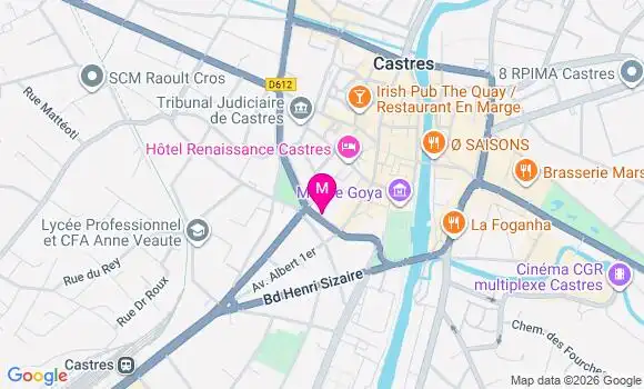 Localisation Dr Xavier Abdelnour