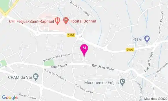 Localisation Dr Maxime Cavalier
