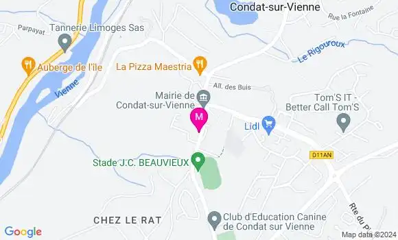 Localisation Dr Emilie Fananas