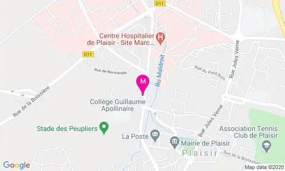 Localisation Dr Marie Pascale Verpilleux