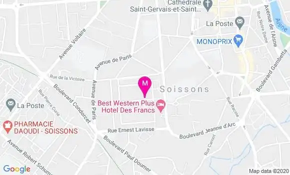 Localisation Dr Gregory Vasseur