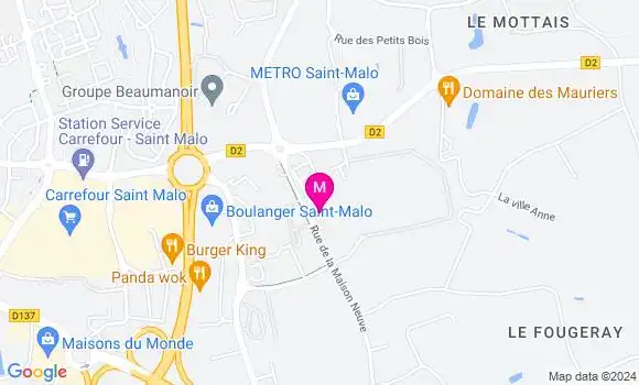 Localisation Dr Elisabeth Bocquier Lignon