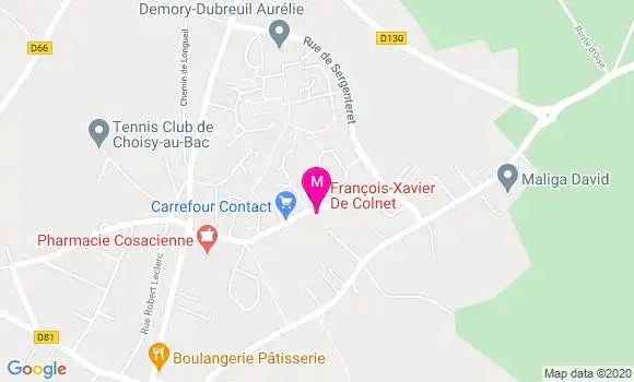 Localisation Dr Segolene Feutrie