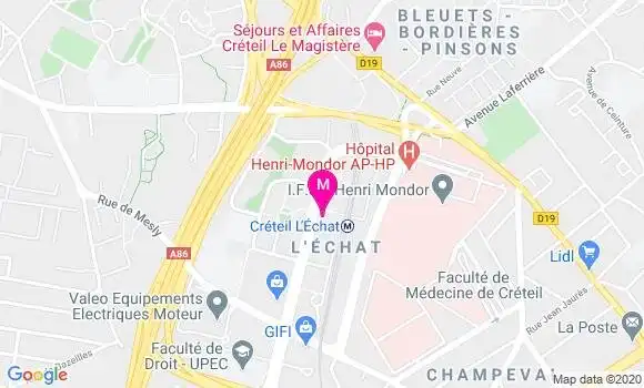 Localisation Dr Ghania Akdader Daoud