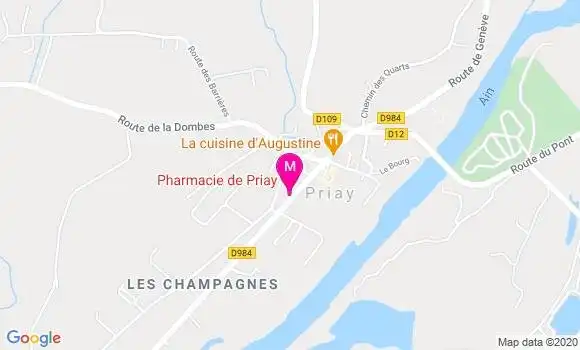 Localisation Dr Charlene Rigollet
