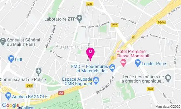 Localisation Dr Liana Vallatta