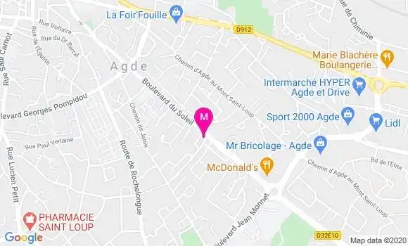 Localisation Dr Anne Billion