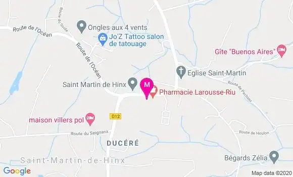 Localisation Dr Caroline Richard