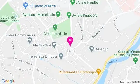 Localisation Dr Marie Astrid Castaing