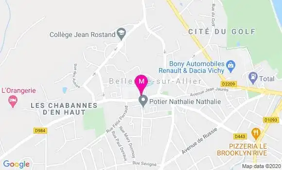 Localisation Dr Catherine Cornet