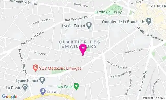 Localisation Dr Jean Marie Faisandier
