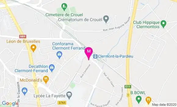 Localisation Dr Francois Lachaze
