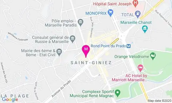 Localisation Dr Genevieve Michel