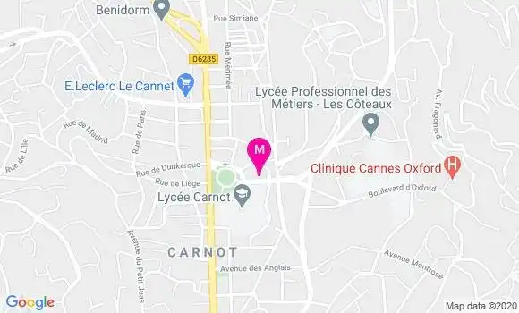 Localisation Dr Jerome Pelta