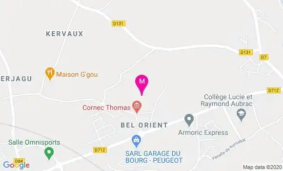Localisation Dr Claire Thomas Ndiaye