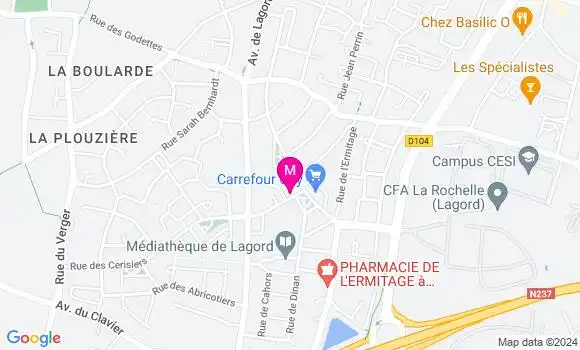 Localisation Dr Adrien Moussac