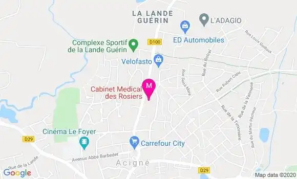 Localisation Dr Marlene Benoist