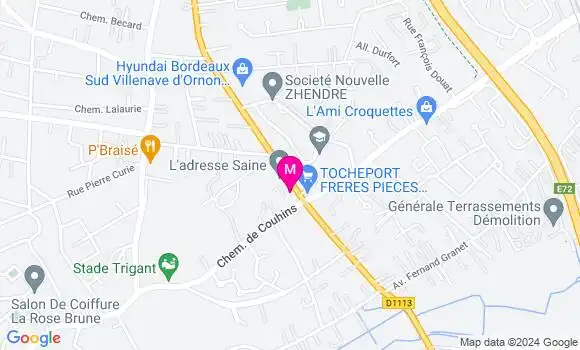 Localisation Dr Cécile Andreu