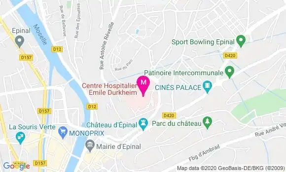 Localisation Dr Christophe Thiery
