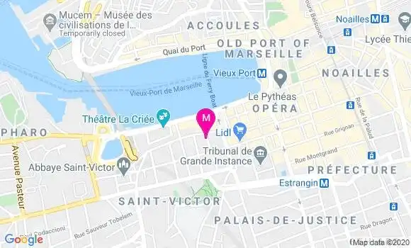 Localisation Dr Sandrine Marie Cosenza