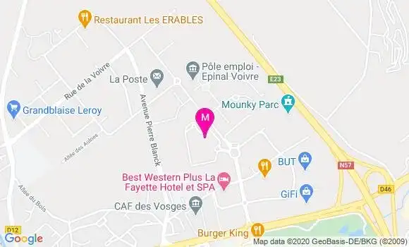 Localisation Dr Frederique Kuehn