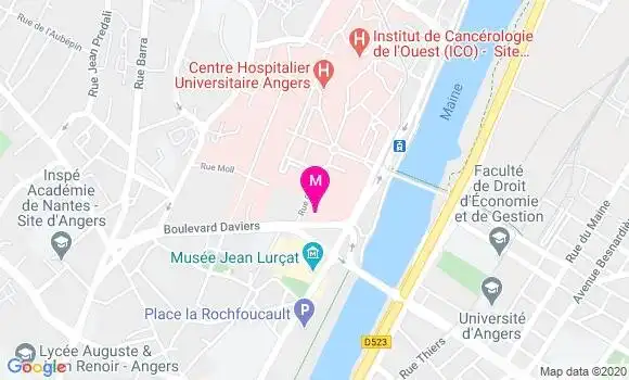 Localisation Dr Pierre Antoine Deguigne