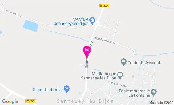 Localisation Dr Delphine Beaumunier