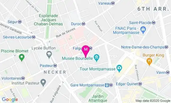 Localisation Dr Brigitte Branchereau