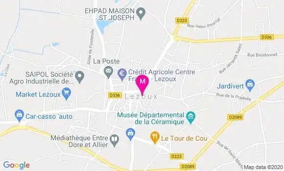 Localisation Dr Helene Massacrier