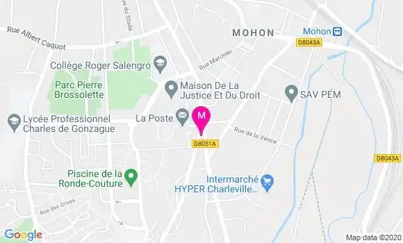 Localisation Dr Christophe Delmotte