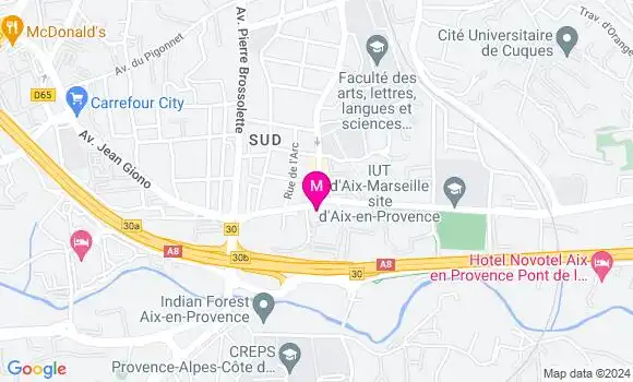 Localisation Dr Merill Vidal Naquet