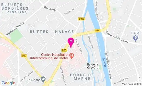 Localisation Dr Clemence Raulin