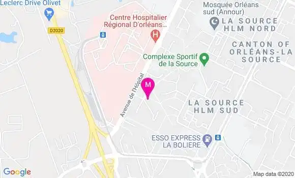 Localisation Dr Badreddine Oucherif