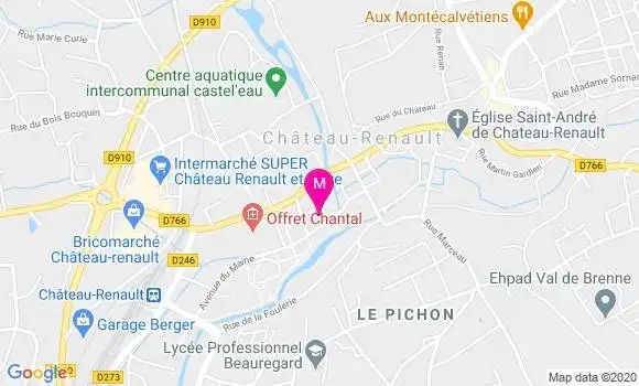 Localisation Dr Perrine Lecomte