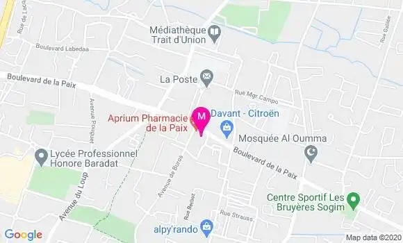 Localisation Dr Fanny Le Guen