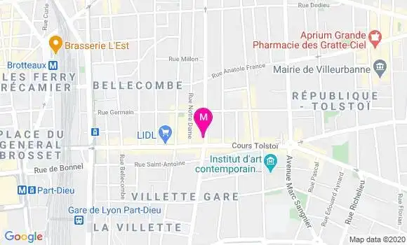 Localisation Dr Raphael Pezerat
