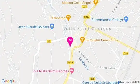 Localisation Dr Mathilde Alixant