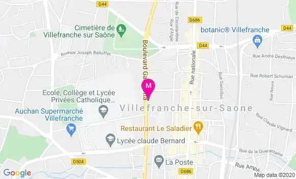 Localisation Dr Bruno Aroumougom