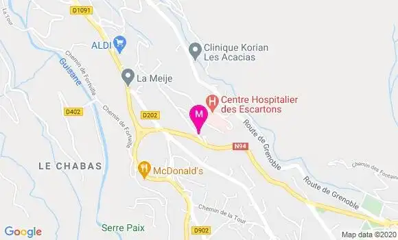 Localisation Dr David Chapuis