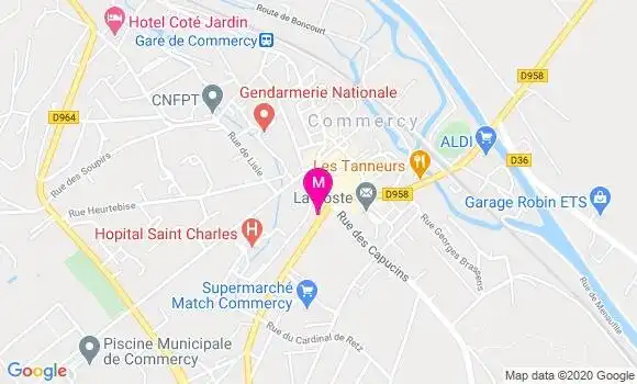 Localisation Dr Arnaud Ponsin