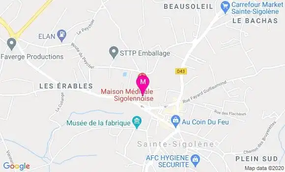 Localisation Dr Severine Grataloup