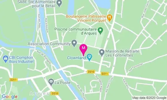 Localisation Dr Frederic Christophe