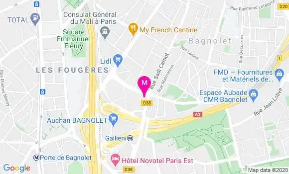 Localisation Dr Tiphaine Dubernet